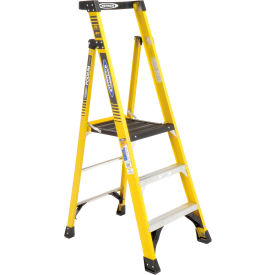 3' Type 1AA Fiberglass Podium Ladder - PD7303