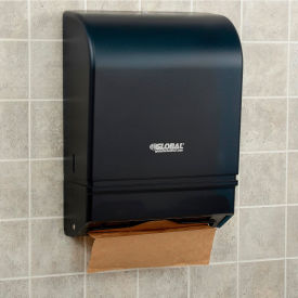 Folded Paper Towel Dispenser, Smoke Gray