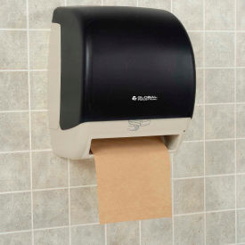 Automatic Paper Towel Roll Dispenser, Smoke Gray/Beige