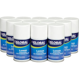 Automatic Air Freshener Refills, Lemon 7 oz. Can - 12 Refills/Case