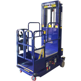 Drivable Power Stocker Lift, 18' Blue