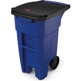 Rollout Waste Container 32 Gallon Blue - 1971943