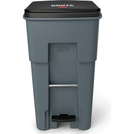 Step-On Rollout Waste Container 65 Gallon Gray - 1971968