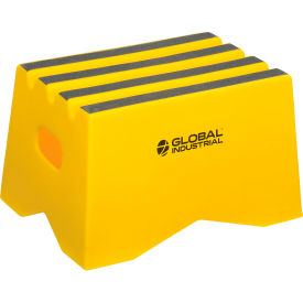 1 Step Plastic Step Stand, 19-1/2"W x 13-1/2"L x 12"H, Yellow
