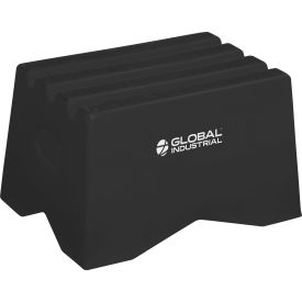 1 Step Plastic Step Stand, 19-1/2"W x 13-1/2"L x 12"H, Black