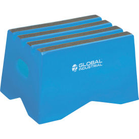 1 Step Plastic Step Stand, 19-1/2"W x 13-1/2"L x 12"H, Blue