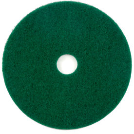 18" Scrubbing Pad, Green, 5 Per Case