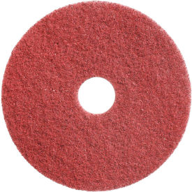 Diamond Polishing 20" Scrubbing Pad, 400 Grit Red, 2 Per Case