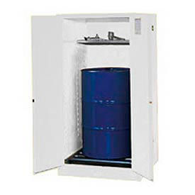 Drum Cabinet 55 Gal. Capacity Vertical Self Close Flammable