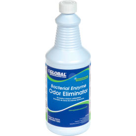 Bacterial Enzyme Odor Eliminator, 1 Quart Bottle, 6/Case