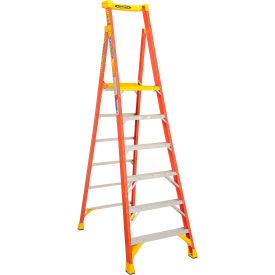 6' Type 1A Fiberglass Podium Ladder - PD6206