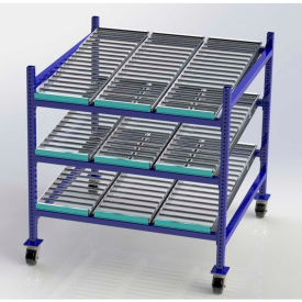 Flow Cell Mobile Gravity Rack 48"W x 48"D x 54"H