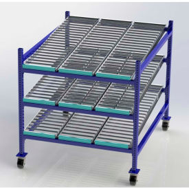 Flow Cell Mobile Gravity Rack 48"W x 60"D x 54"H