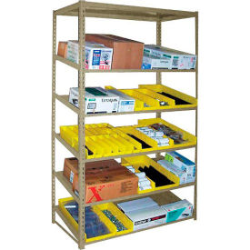 Sloped Flow Shelving Add-On 36"Wx 18"D x 84H" Tan