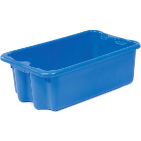 Polyethylene Container, 24"L x 14"W x 8"H, Blue