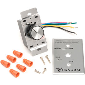 Variable Speed Switch Control For 4 Fans, Silver