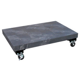 Mobile Plastic Dunnage Rack 36"W x 24"D (1000 Lbs Cap)