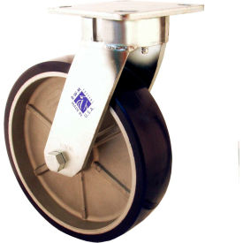 5" Urethane Polypropylene Swivel Caster with Side Wheel Brake - 65-UPR-0520-S-WB