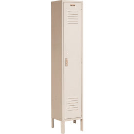 1-Tier 1 Door Locker, 12"W x 12"D x 66"H, Tan, Unassembled