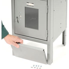 Front Base For 15"Wx6"H Gray Locker