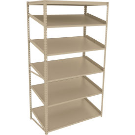 Sloped Flow Shelving Starter 48"W x 24"D x 84"H Tan