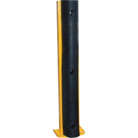 Steel Rack Guard With Rubber Bumper 7-3/4"W x 8-1/16"D x 36-1/4"H
