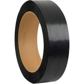 Polyester Strapping, 5/8"W x 4000'L x 0.035" Thick, Black