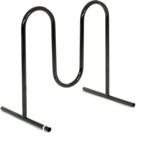 Wave Bike Rack, 5-Bike Capacity, Free Standing, Black