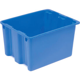 Polyethylene Container, 21"L x 17"W x 12"H, Blue