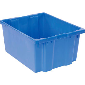 Polyethylene Container, 30"L x 24"W x 15"H, Blue