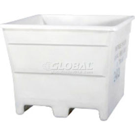 FDA Storage Container, 43-1/2"L x 43-1/2"W x 34-1/2"H, 1200 lb Capacity, White