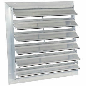 Exhaust Fan Shutter, 27"W x 27"H x 3"D