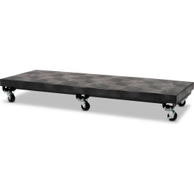 Mobile Dunnage-Rack, 66"W x 24"D x 9"H, Black