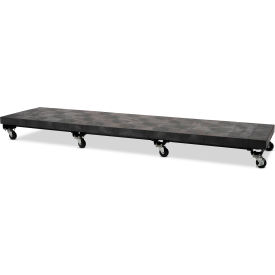 Mobile Dunnage-Rack, 96"W x 24"D x 9"H, Black