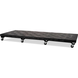 Mobile Dunnage-Rack, 96"W x 36"D x 9"H, Black