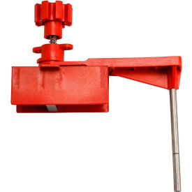 Universal Ball Valve Lockout, Valve Lockout, Red