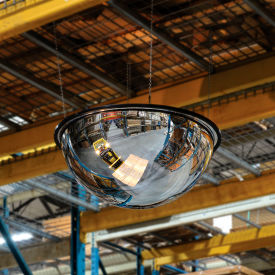 Full Dome Acrylic Mirror, Indoor, 36 Inch Diameter, 360 Degree Viewing Angle