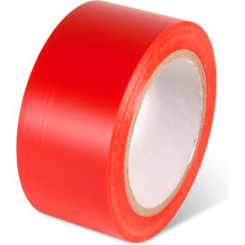Safety Tape, 2"W x 108'L, 5 Mil, Red, 1 Roll