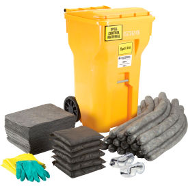 Universal Wheeled Spill Kit, 65 Gallon