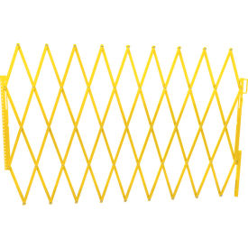 Steel Folding Safety Gate, Yellow, 12' Extension