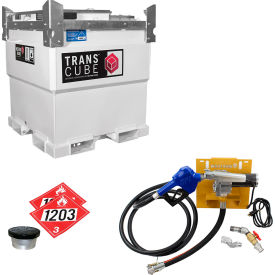 251 Gallon TransCube Gasoline Transportable Fuel Storage Tank, 115V / 12GPM Pump Kit