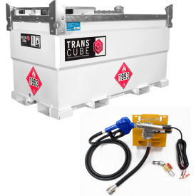 552 Gallon TransCube Diesel Transportable Fuel Storage Tank, 12V / 15GPM Pump Kit