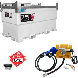 552 Gallon TransCube Gasoline Transportable Fuel Storage Tank, 12GPM Pump Kit