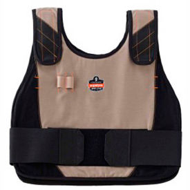Chill-Its 6215 Phase Change Cooling Vest, FR Protection, Khaki, L/XL