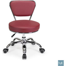 Dayton Pedicure Stool, Red