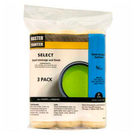 9" Select Roller Cover, 3/8" Nap, Knit, Semi Smooth, 3 Pack