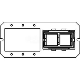 Poke-Thru 1-1/2-Gang Plate