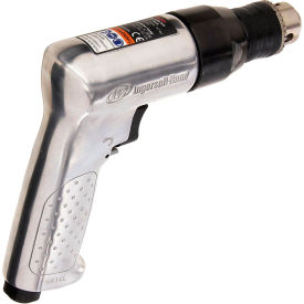 Reversible Pistol Grip Air Drill, Standard Keyed, 3/8" Chuck, 2000 RPM