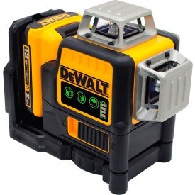 12-Volt 3 x 360-degree Lithium-Ion Green Beam Line Laser, 6/Pack