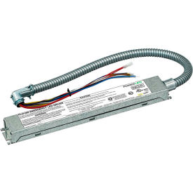 Dual-Lite Emergency LED Battery, 10W Constant Output, Galvanized Steel w/ One 24 Conduit